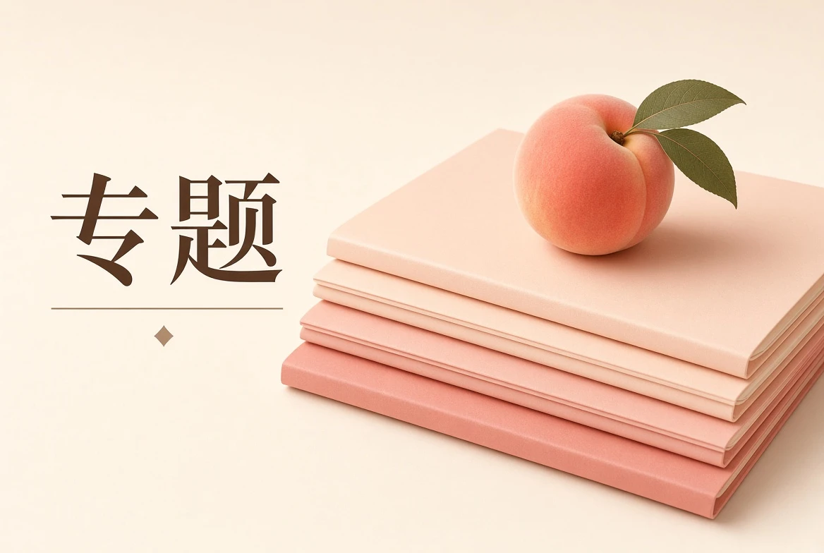 留白主题阅读插画
