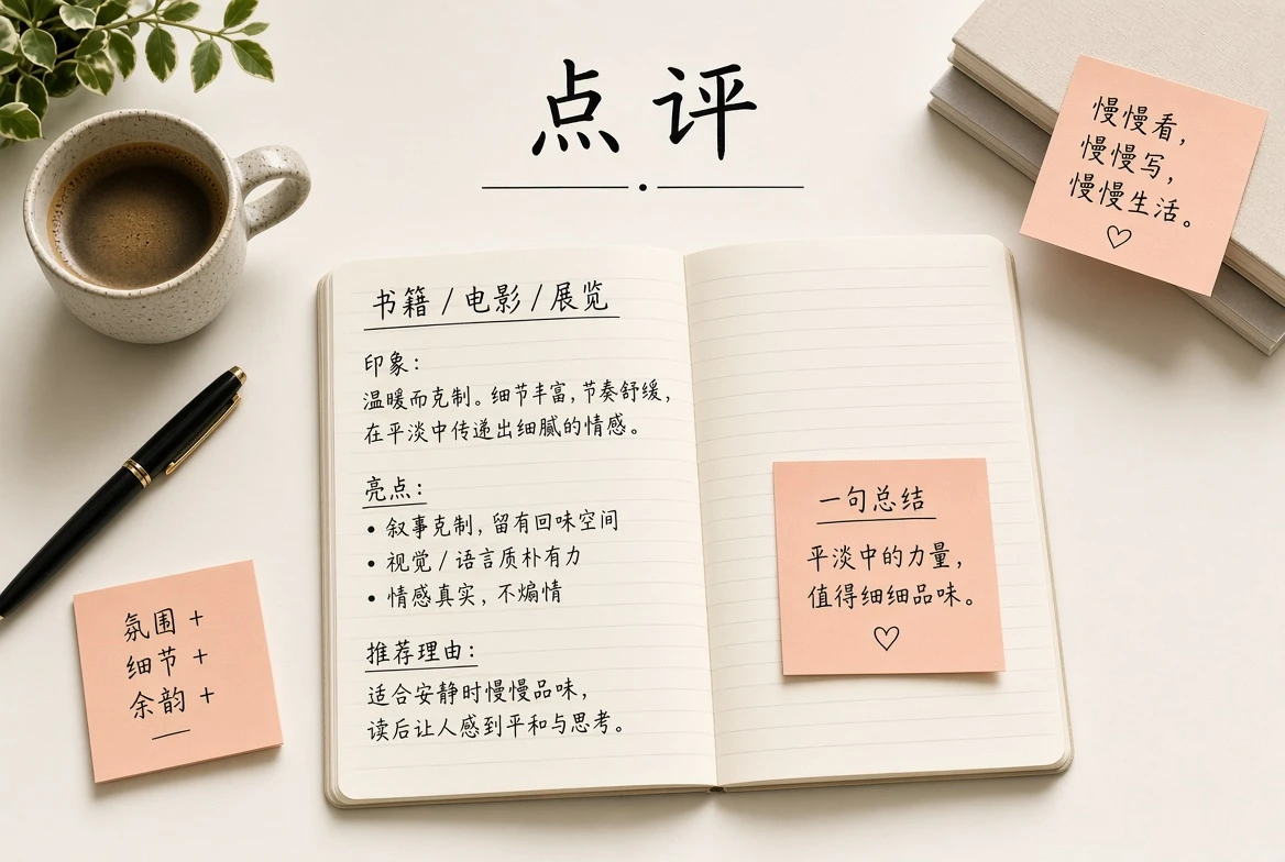 镜头构图与色彩观察插画